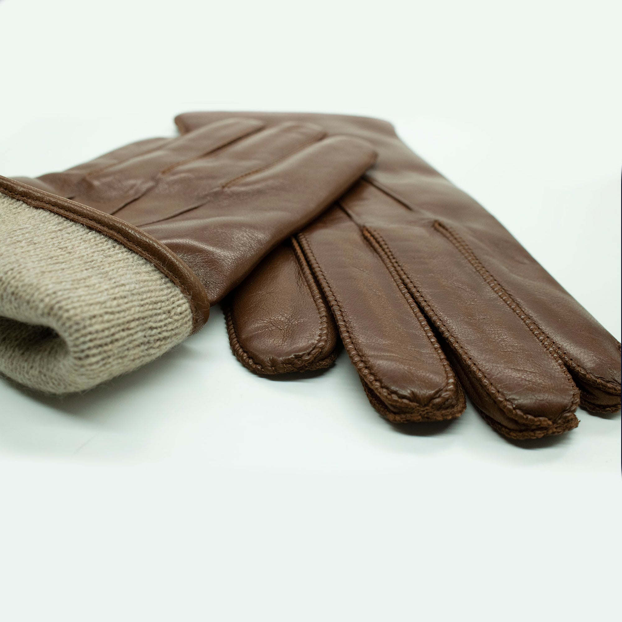 Mens | Nappa Gloves | Dark Saddle