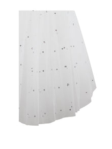 Sparkling Short Wedding Veil | White