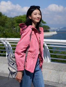 Silk Outdoor Jacket | Pink