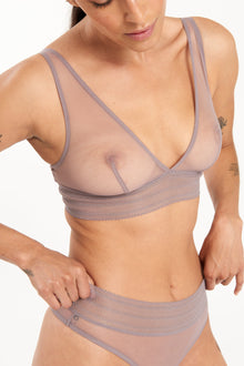 Bare Soft Plunge Bra | Lavender