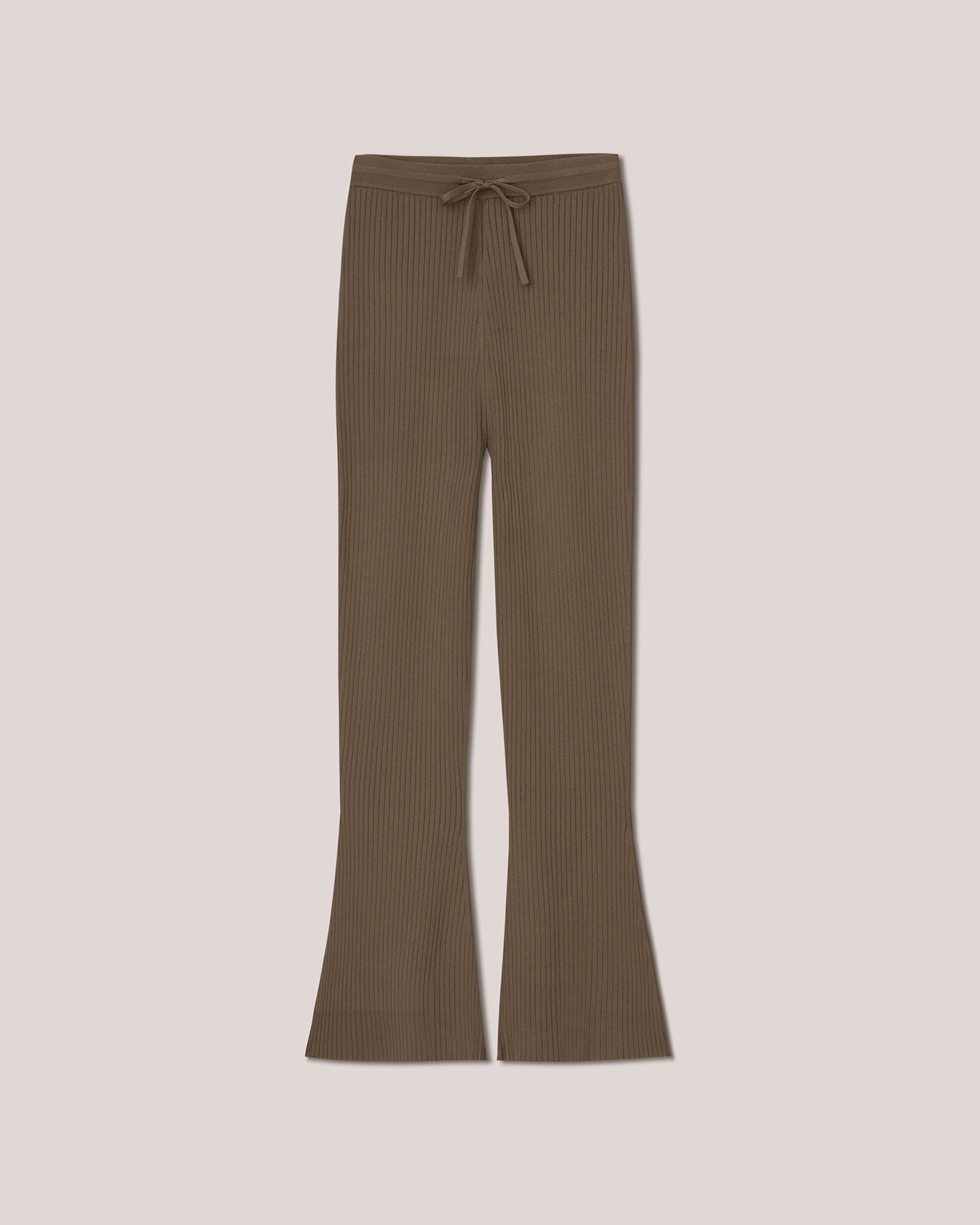 Womens | Lykke Rib Pants | Khaki