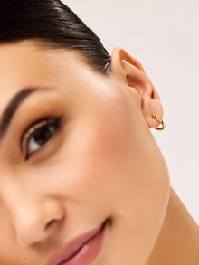 Daryl Heart Earrings | 14K Gold on Brass