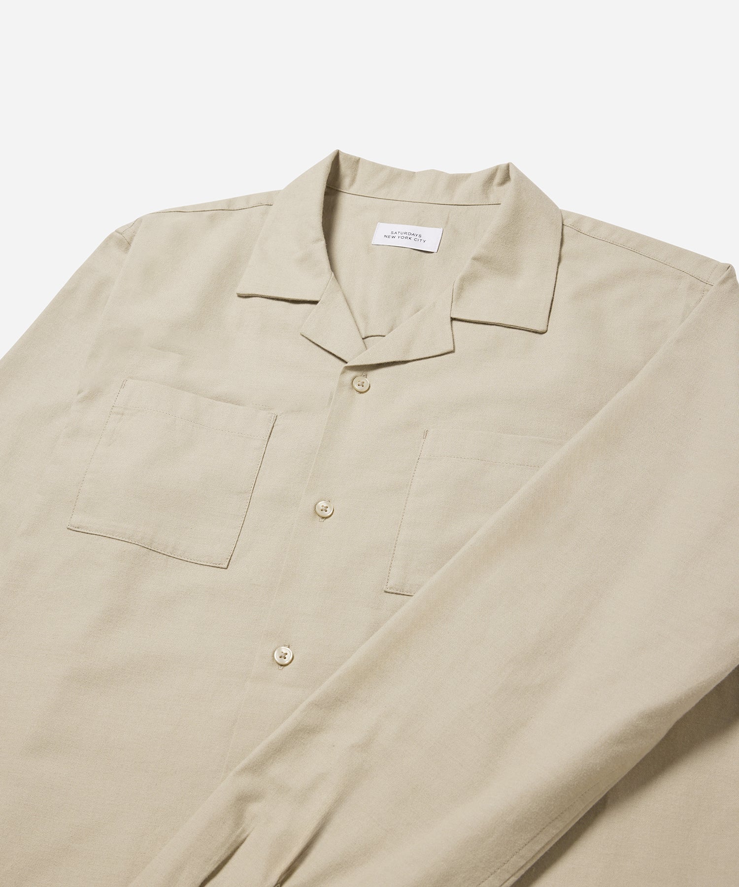 Classic Khaki | Marco Wool LS Shirt | Saturdays NYC