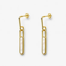 Reen Earrings | 18K Gold Plated on Brass | Mother of Pearl