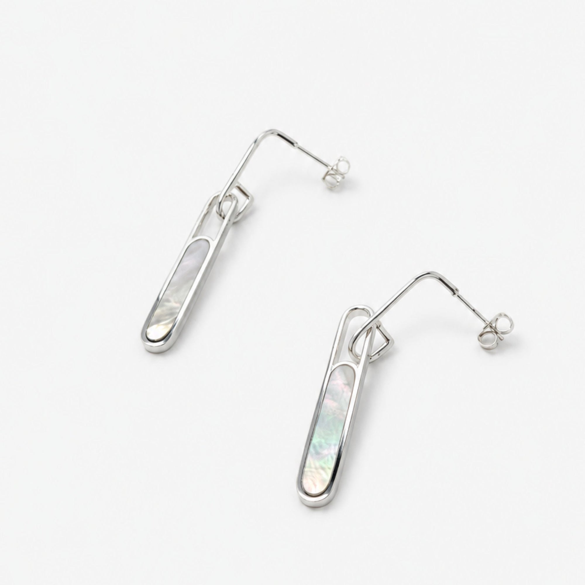Reen Earrings | Sterling Silver | Mother of Pearl