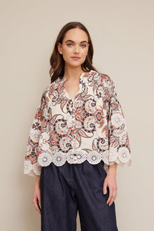 Emma Top | Turtledove Vintage Paisley