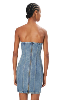 Kylen Dress | Light Wash Denim