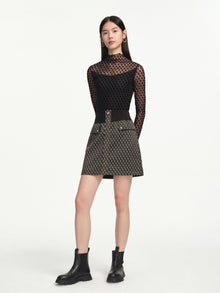 Seamlessly Logo Long-Sleeve Top | Black