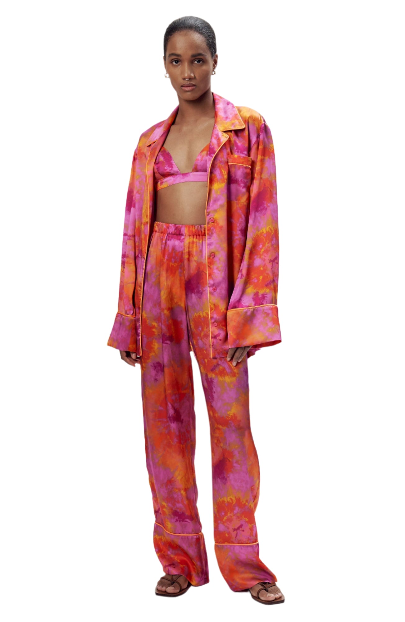 Dora Pant | Sunset Tie Dye Pink Multi