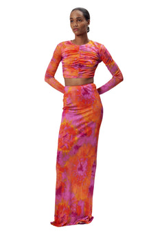 Tiffin Top | Sunset Tie Dye Pink Multi
