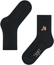 Womens | Cosyool X-Mas Santa Socks | Black