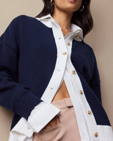 Noir Navy/White