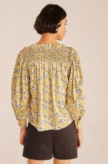 Intaglio Rose Smocked Blouse | Intaglio Rose Limeaide Combo