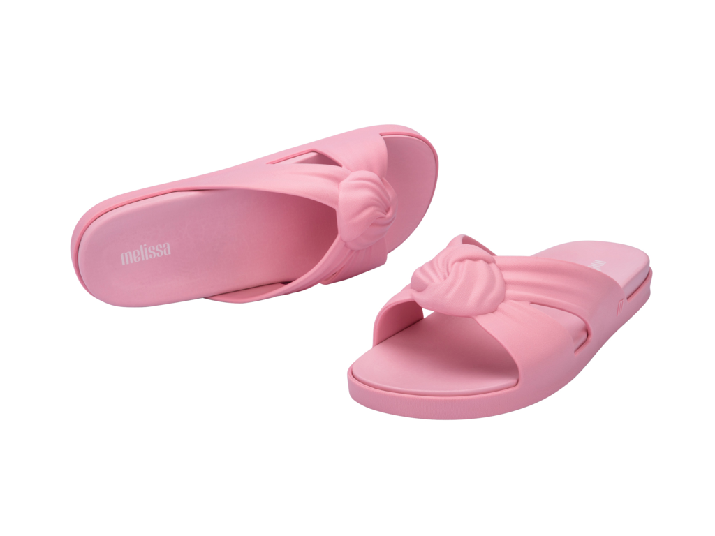 Melissa Plush Slide | Pink/Pink