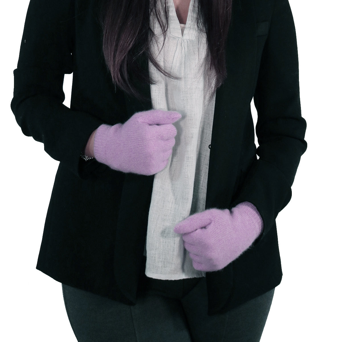 Womens | 9in Cashmere Glove | French Lavander