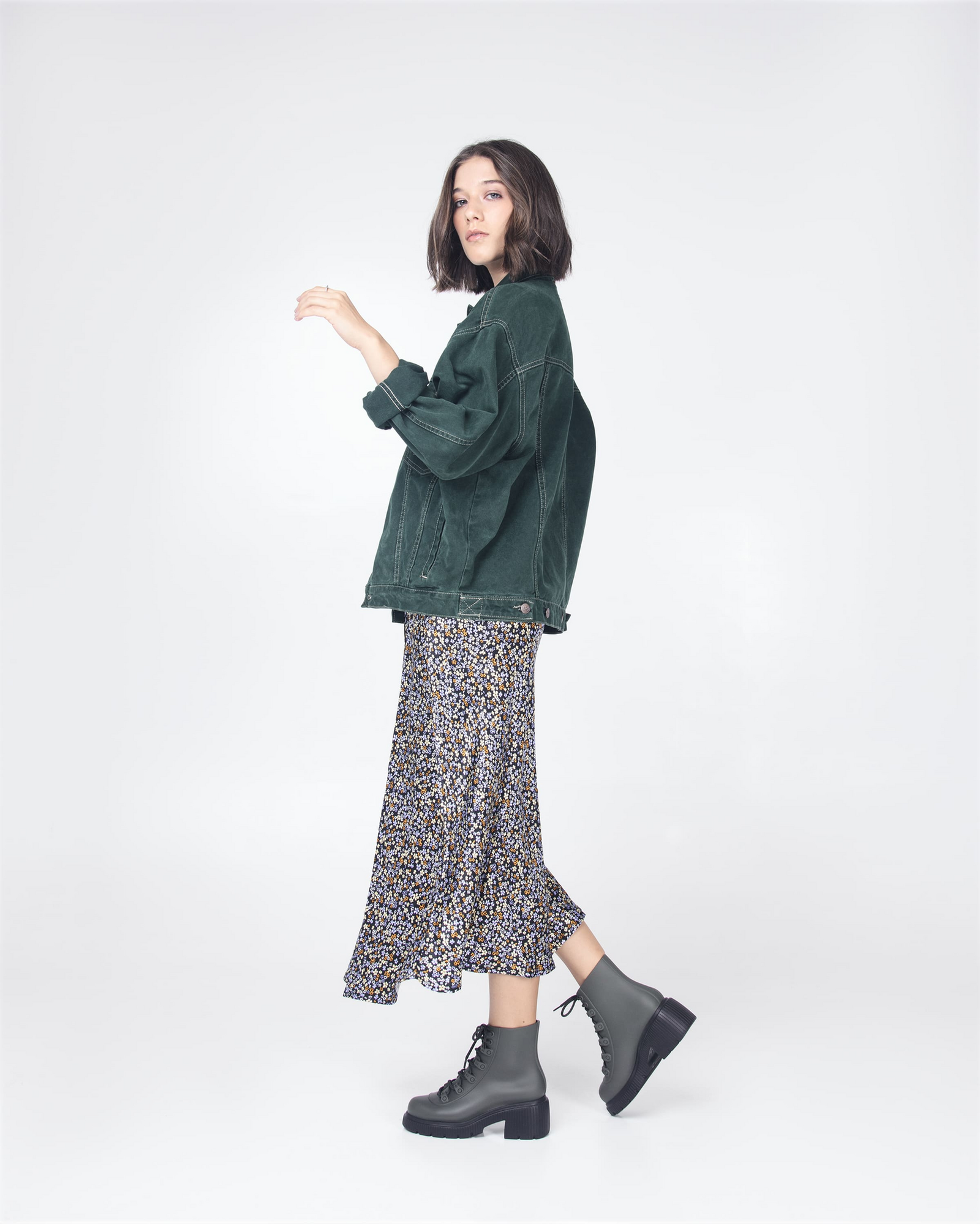 Cosmo Boot | Green/Black