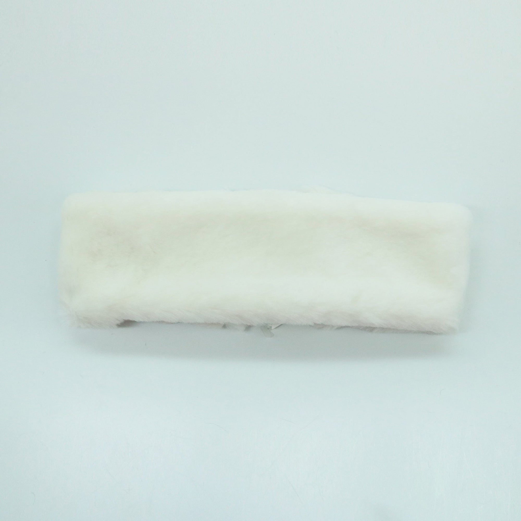 Faux Fur Headband | White