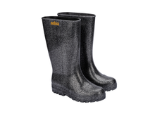 Melissa Welly | Black/Glitter Silver