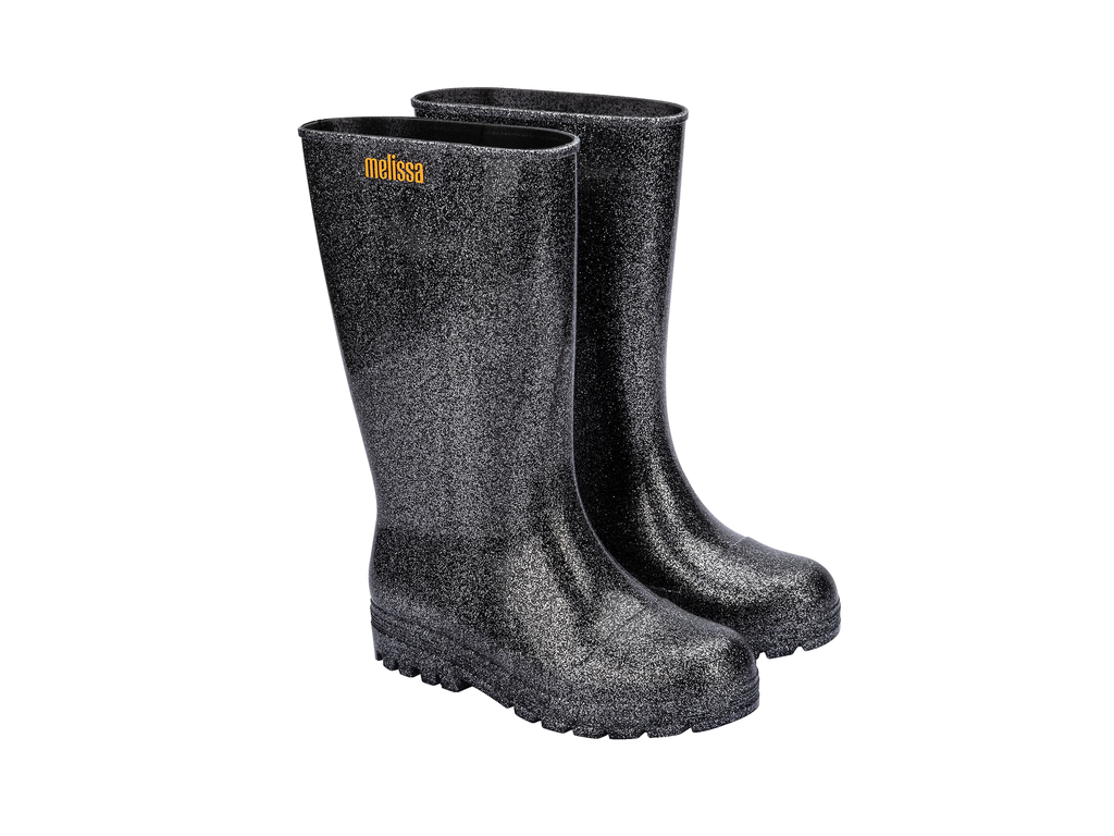 Melissa Welly | Black/Glitter Silver