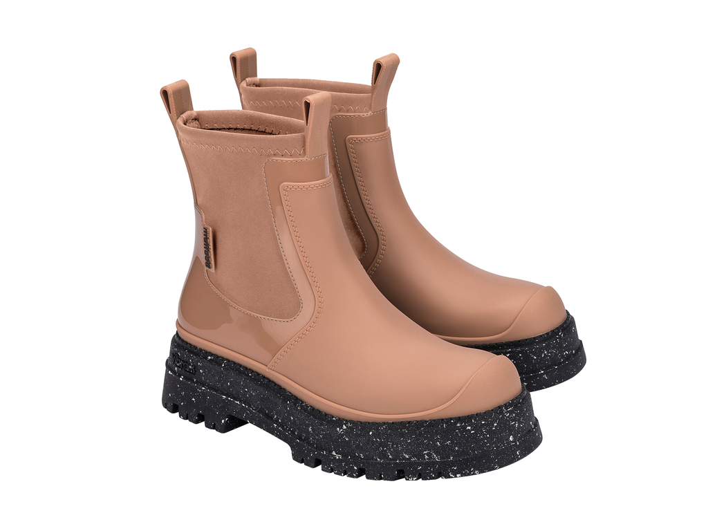 Melissa Drip Boot | Brown/Black