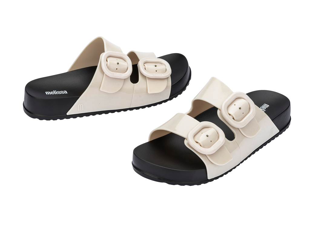 Cozy Slide | Black/Beige