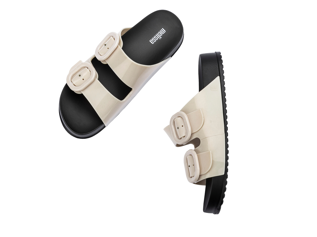 Cozy Slide | Black/Beige