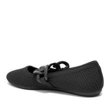 Alanisette Casual Flat | Black Knit