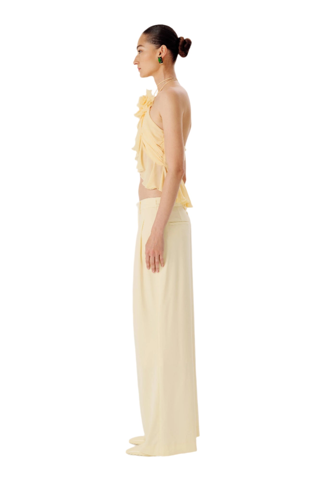 Ronny Slouchy Pant | Pale Banana