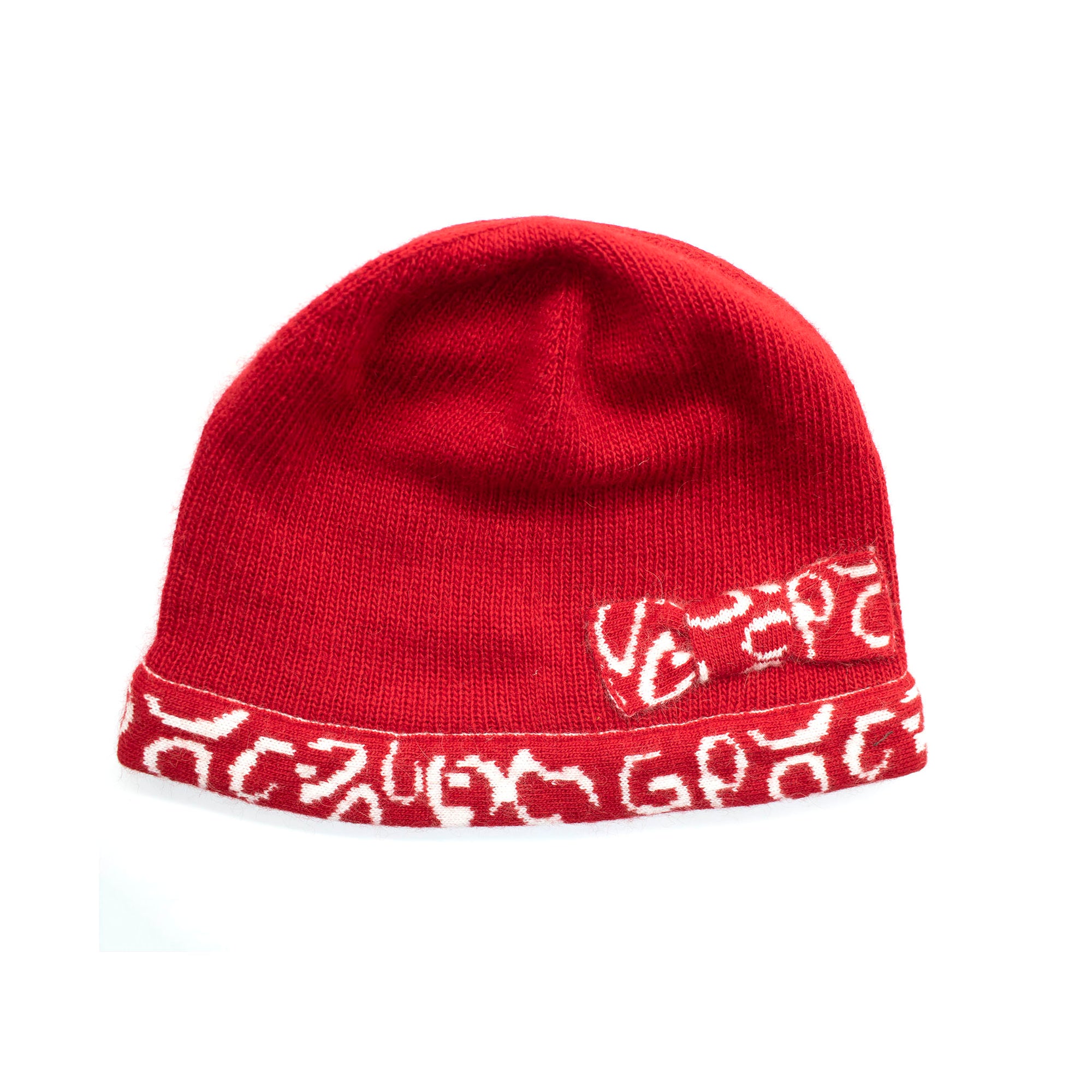 Kids | Hat And Gloves Set | Cherry Red