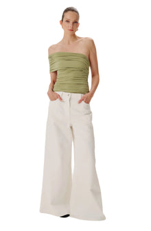 Ronnys 70s Flare Pant | Stone Wash