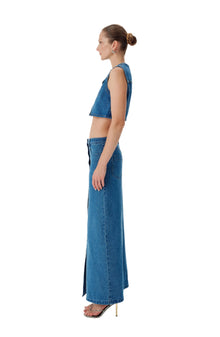 Makena Skirt | Indigo Wash