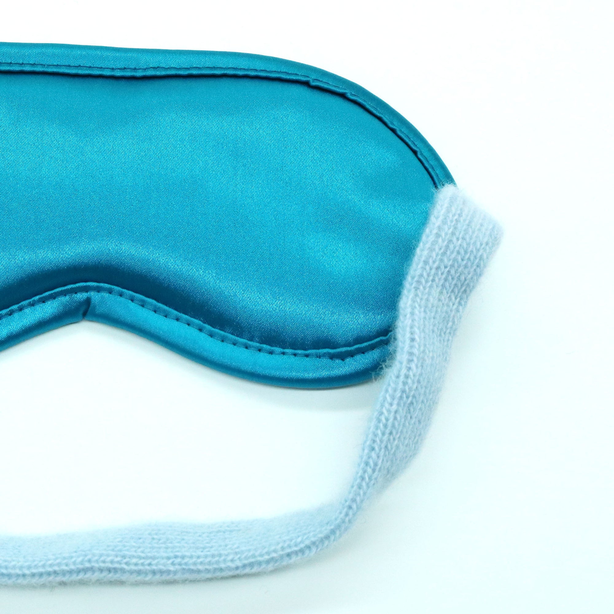 Womens | Cashmere Eyemask | Baby Blue