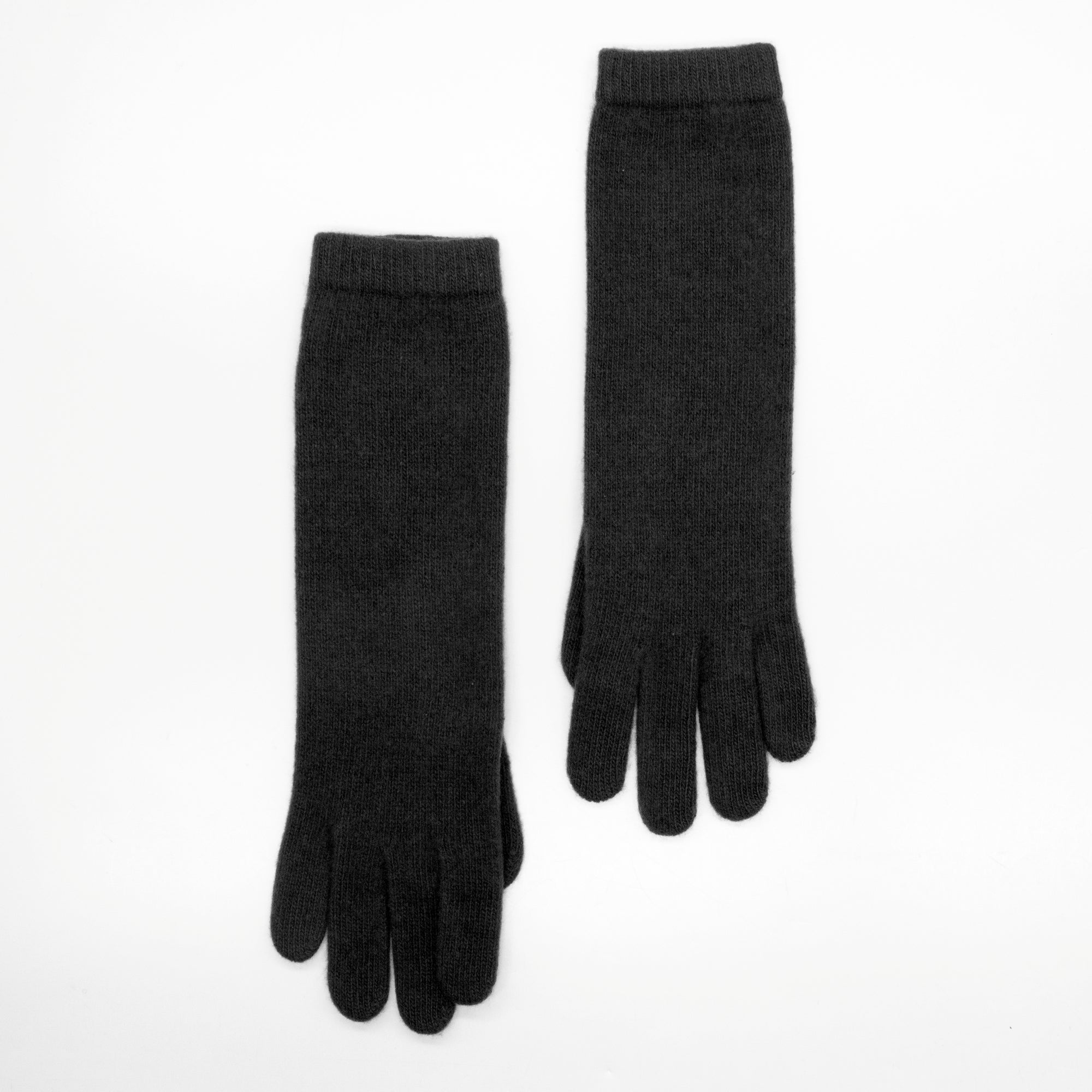 Womens | 13in Cashmere Gloves | Black