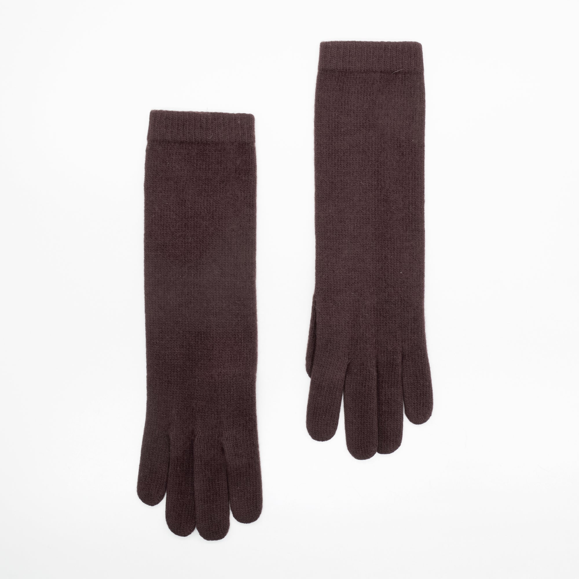 Womens | 13in Cashmere Gloves | Chocolate Brown