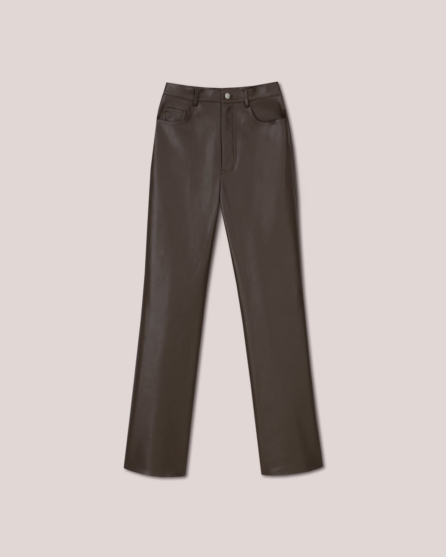 Womens | Camma Straight Leg Trousers | Shiitake