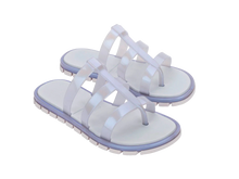 Path Slide | Pearlish Blue/White