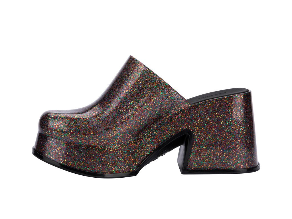 Mia Heel | Mixed Glitter Glass