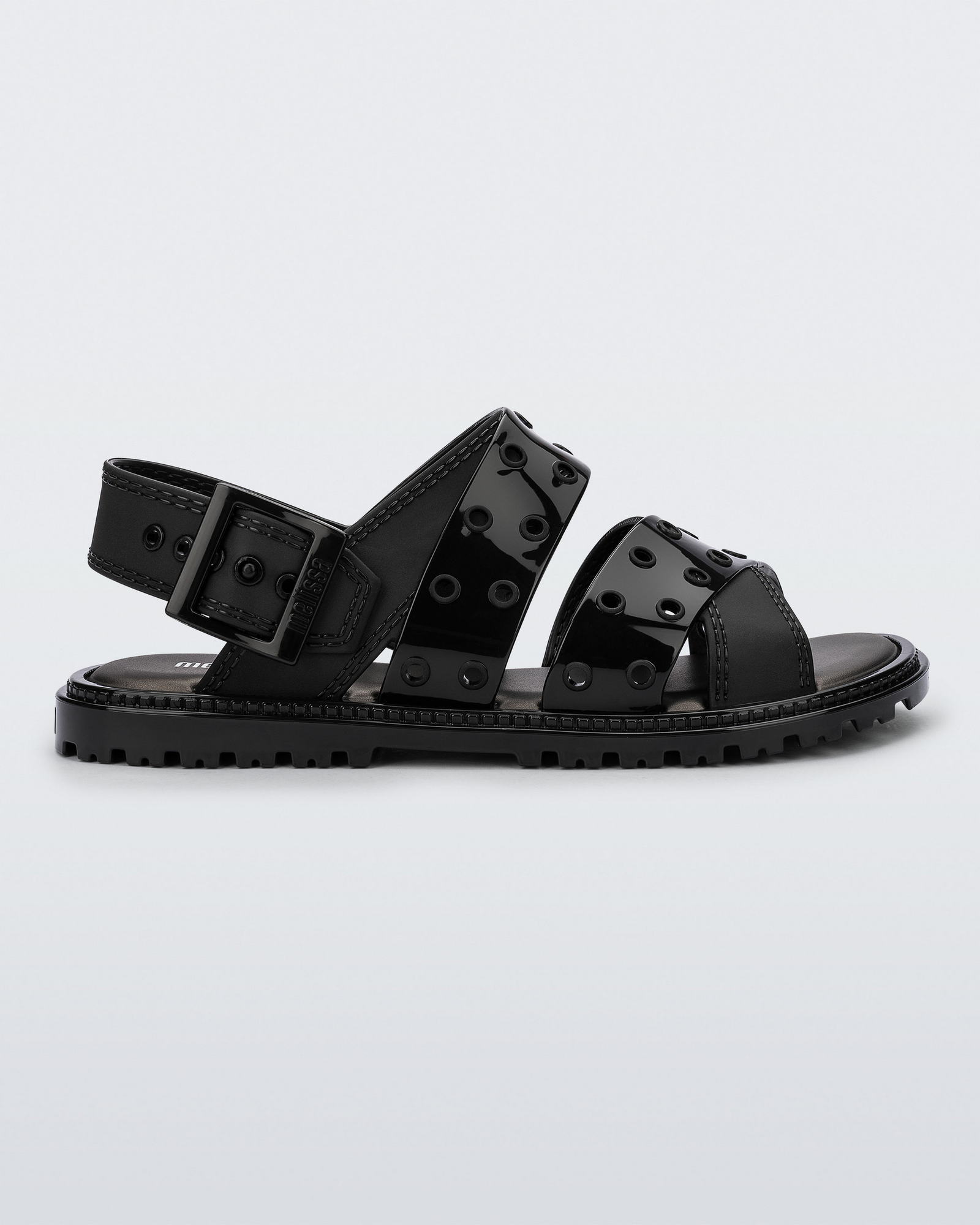 Melissa Lock Sandal | Black