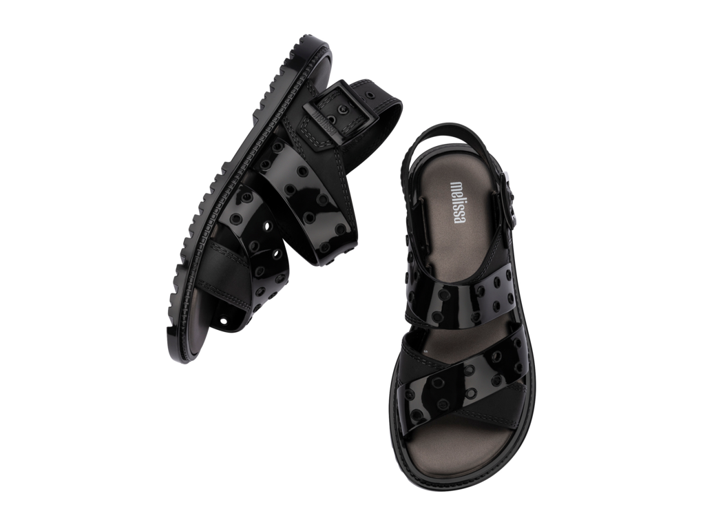 Melissa Lock Sandal | Black