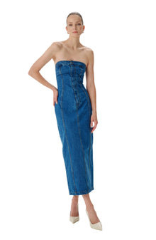 Leopol Dress | Indigo Wash