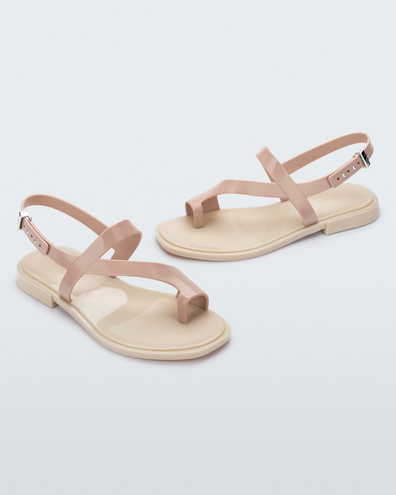 Cassie Sandal | Beige/Pink