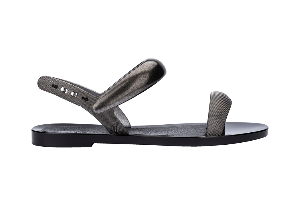 Eclipse Sandal | Black/Silver