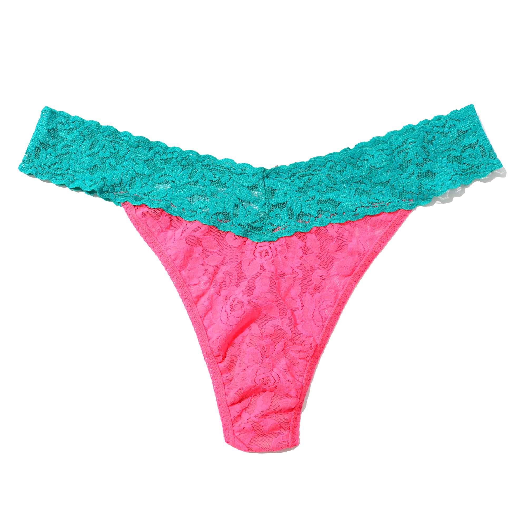 Signature Lace Original Rise Thong | Tpun/Vtq2