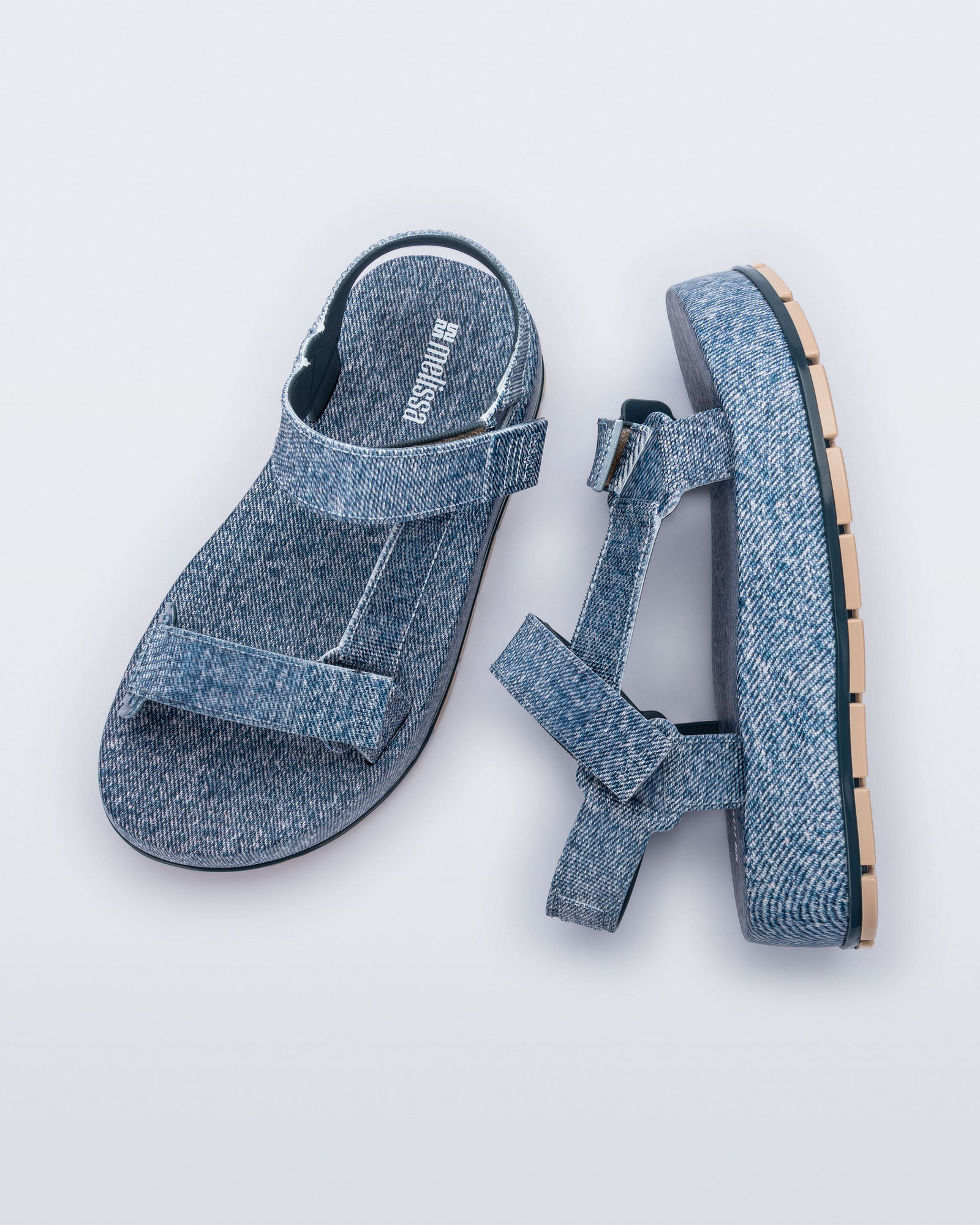 Melissa Flowing Platform Denim | Jeans Blue