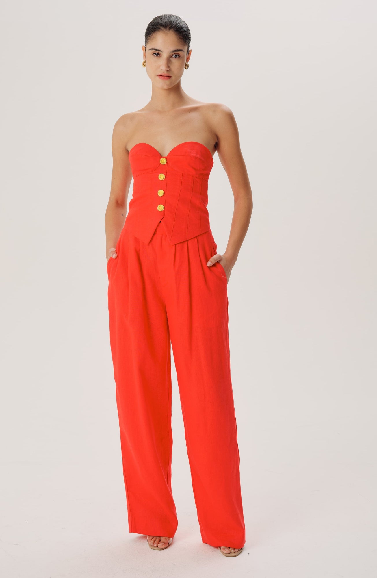 Krew Pant - Red - Ronny Kobo