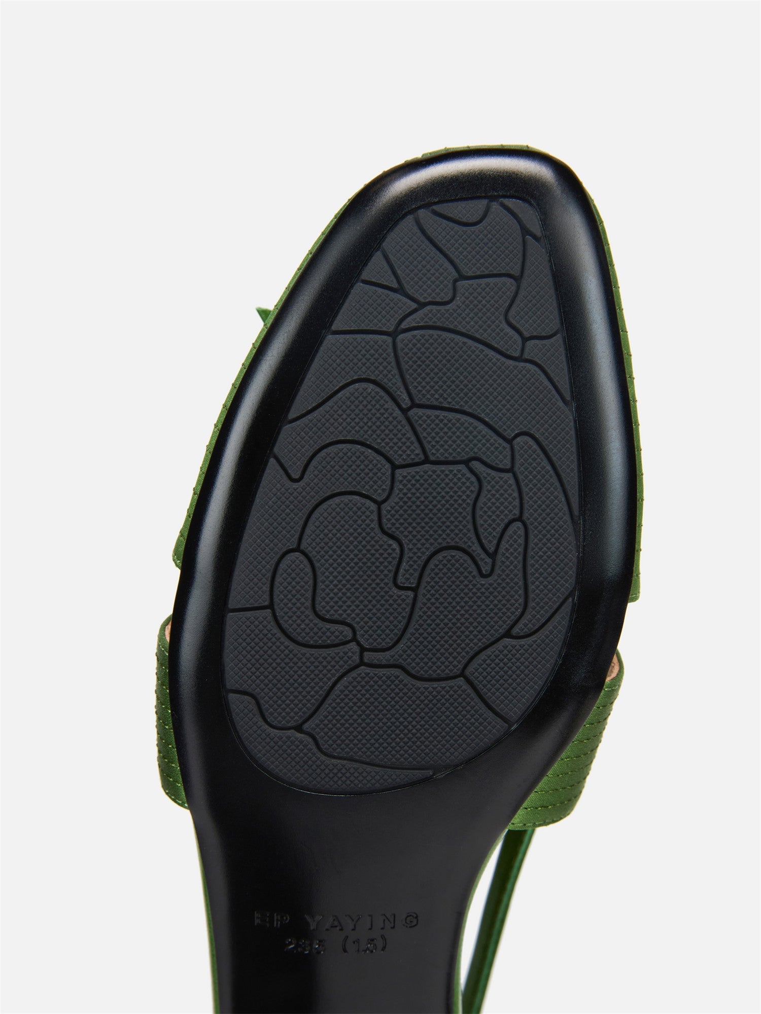 Radiant Silk-Inspired Chinese-Style Flats | Green