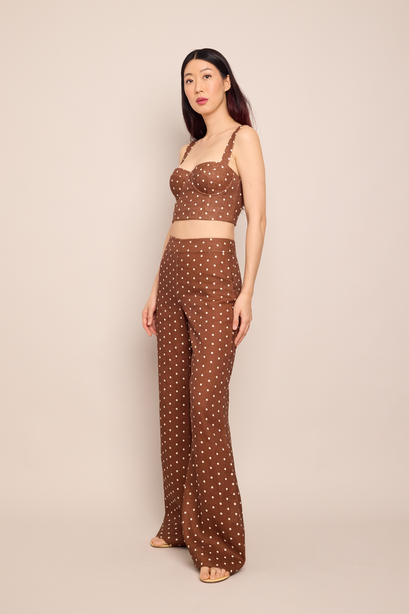 Josephine Pant | Dots Khaki
