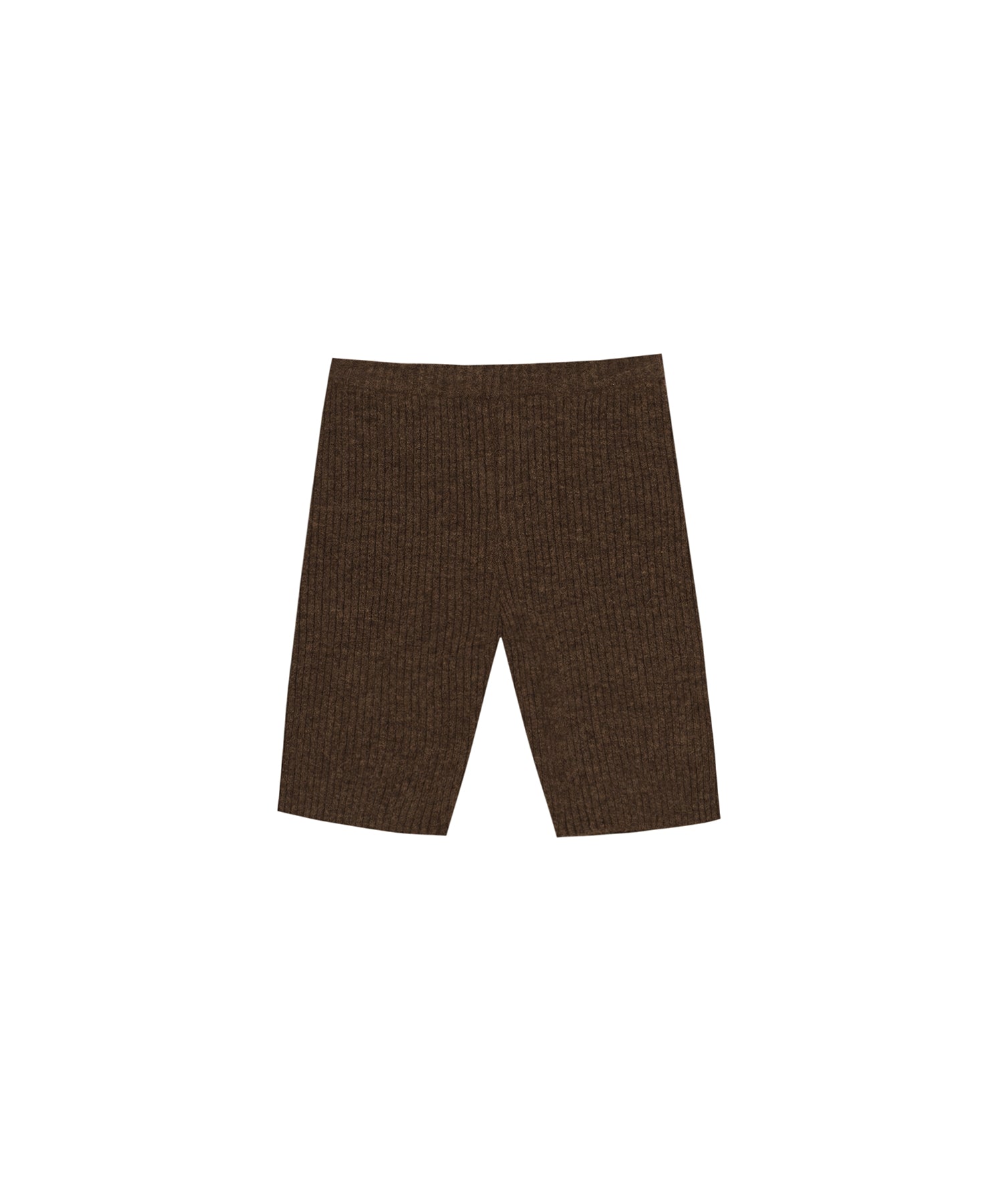 Womens | Siu Knit Biker Shorts | Brown