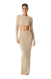 Nuala Knit Skirt | Ecru