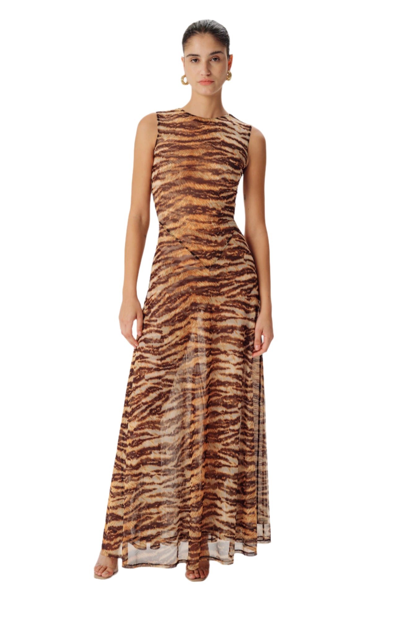 Uzina Dress | Tiger Print